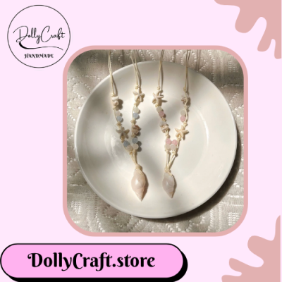Vòng Cổ Handmade Vỏ Ốc Trắng DollyCraft