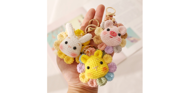 Móc khóa vải handmade