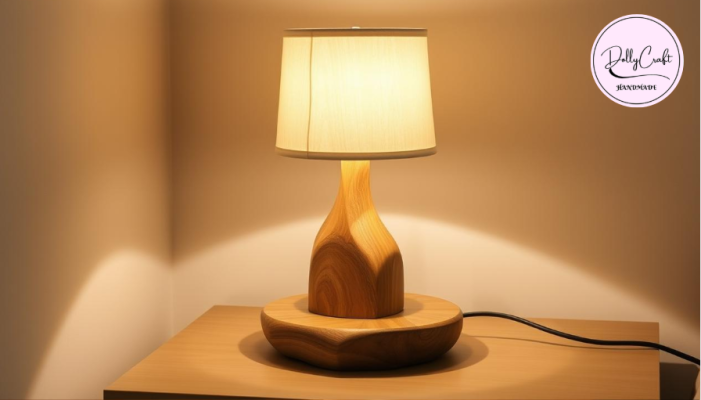 đèn ngủ handmade bằng gỗ siếu đẹp