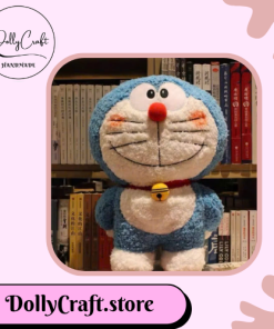 thú len nhồi bông doraemon lông xù
