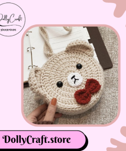 3 mẫu Túi xách len đan tay bông hoa nổi – phong cách vintage Dolly Craft