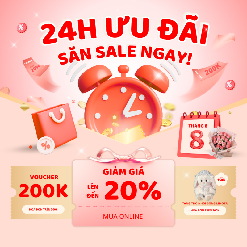 sale 8 tháng 8