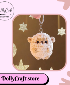 Móc khóa cừu handmade