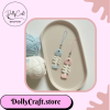 Móc khóa cặp handmade xương cá